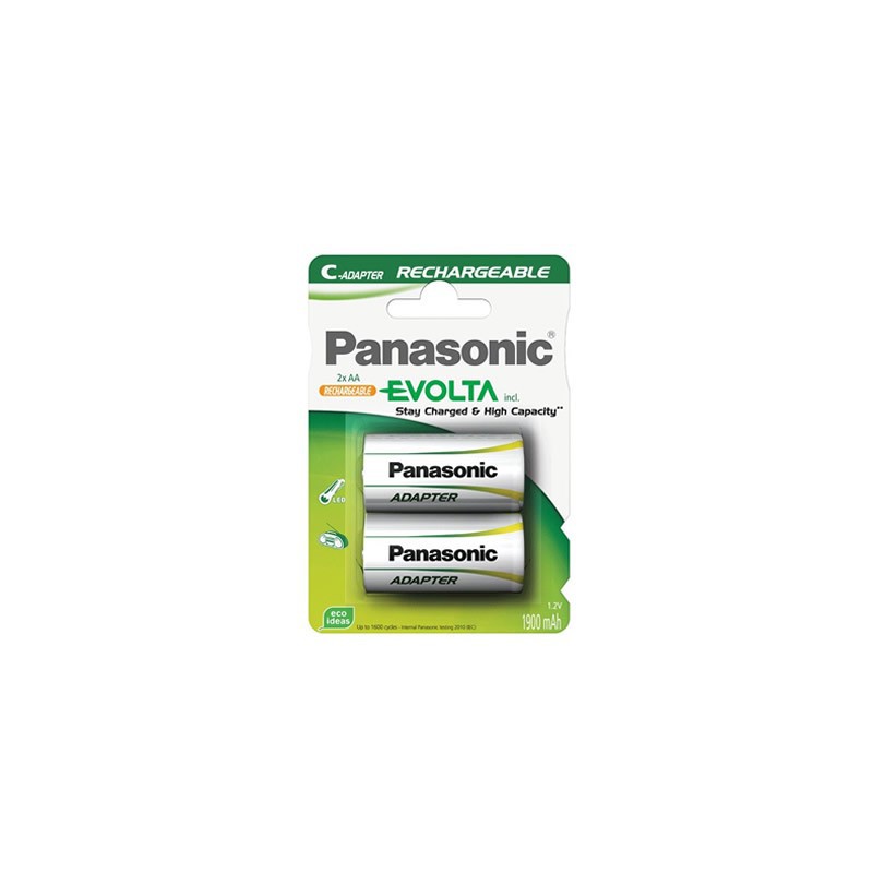 Pilha Panasonic recarregavel Evolta - R14 2050Mah BL2
