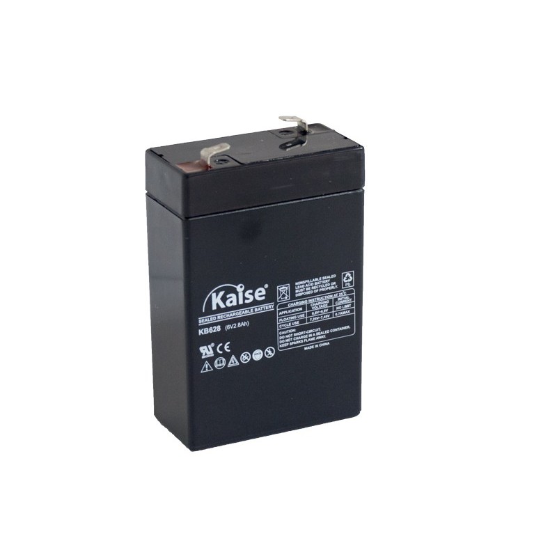 Bateria Kaise Standard 6V 2,8Ah Terminal F1 Bateria Kaise Standard 6V 2,8Ah Terminal F1