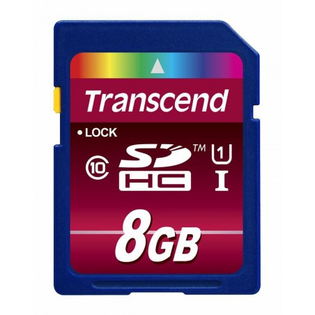 Cartão Transcend SDHC 8 Gb...