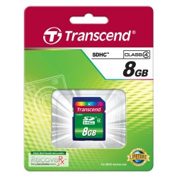 Cartão Transcend SDHC 8 Gb - Class 4