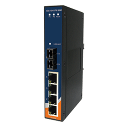 Switch Ethernet 5 portas (4x10/100Base-T(X) e 1x100Base-FX) Oring IES-1041FX