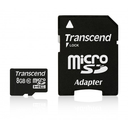 Cartão Transcend Micro SDHC CARD 8Gb - class 10