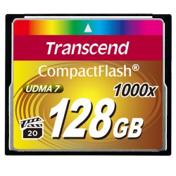 Cartão Transcend Compact Flash 128 Gb - 1000x