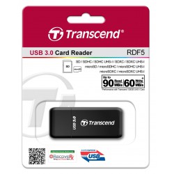 Leitor de cartões Transcend USB 3.0 - RDF5K