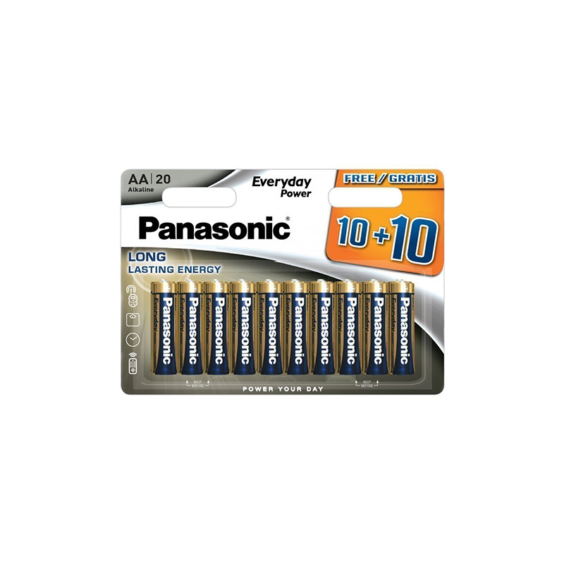 Pilha Panasonic Everyday Power LR06 BL20