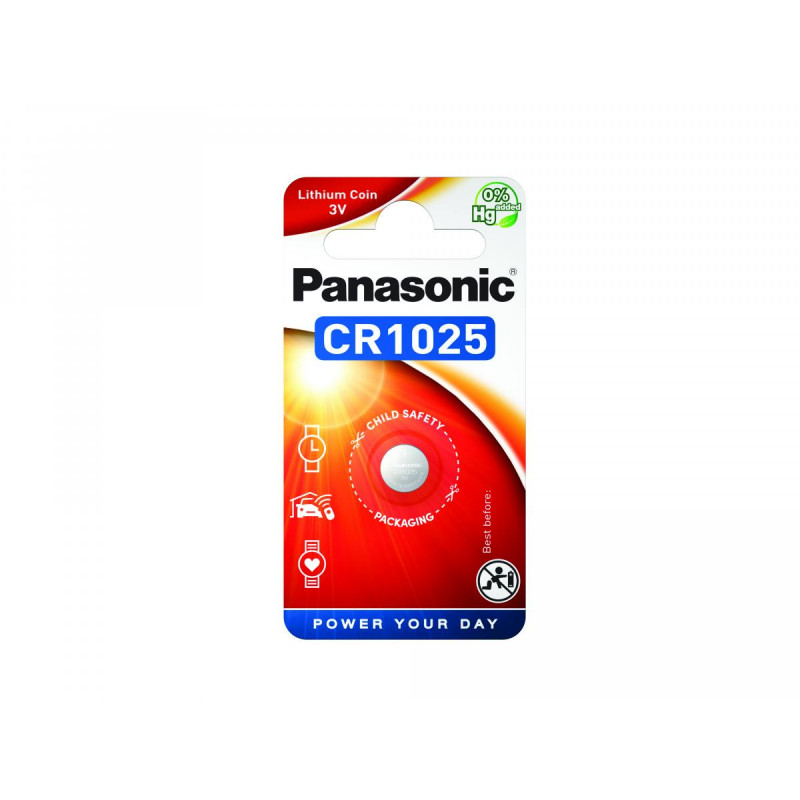 Pilha Panasonic Lítio Botão CR1025 BL1