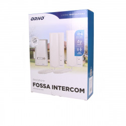 Audio Porteiro FOSSA INTERCOM ORNO - ( 2 xTelefone + campainha)