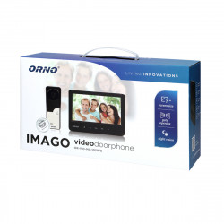 Video Porteiro IMAGO ORNO - Preto ( 7" LCD, 16 toques, protecção chuva incluida)