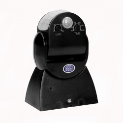 Sensor de Movimento ORNO - Preto 360º/180º, PIR ajustavel, IP65