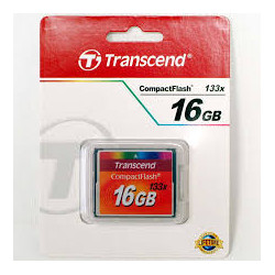 Cartão Transcend Compact Flash 16 Gb - 133X