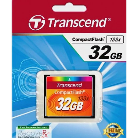 Cartão Transcend Compact Flash 32 Gb - 133X