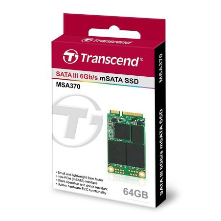 Disco Transcend SSD SATA III - 64 Gb