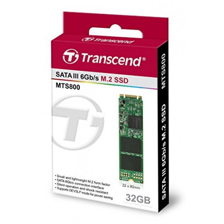 Disco Transcend SSD SATA III - 32 Gb