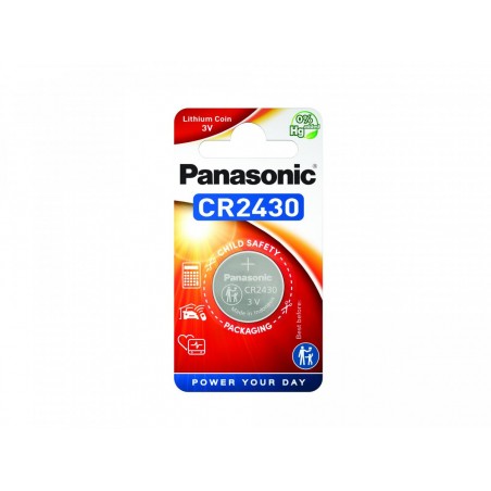 Pilha Panasonic Lítio Botão CR2430 BL1