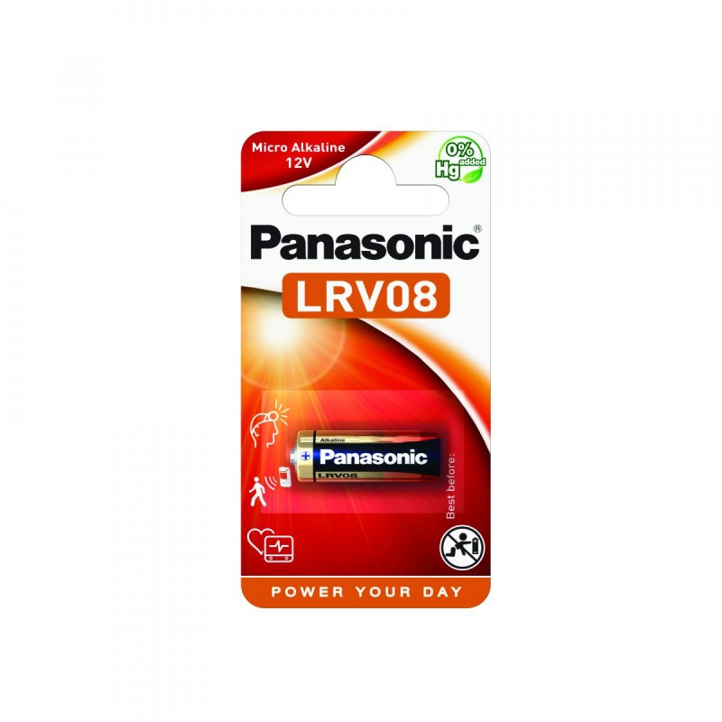 Pilha Panasonic Micro Alcalina LRV08 - 12V BL1