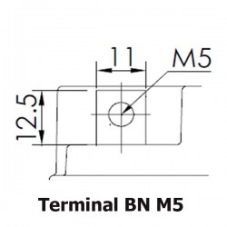 Bateria Panasonic 12V 28Ah Ciclica Terminal BN M5
